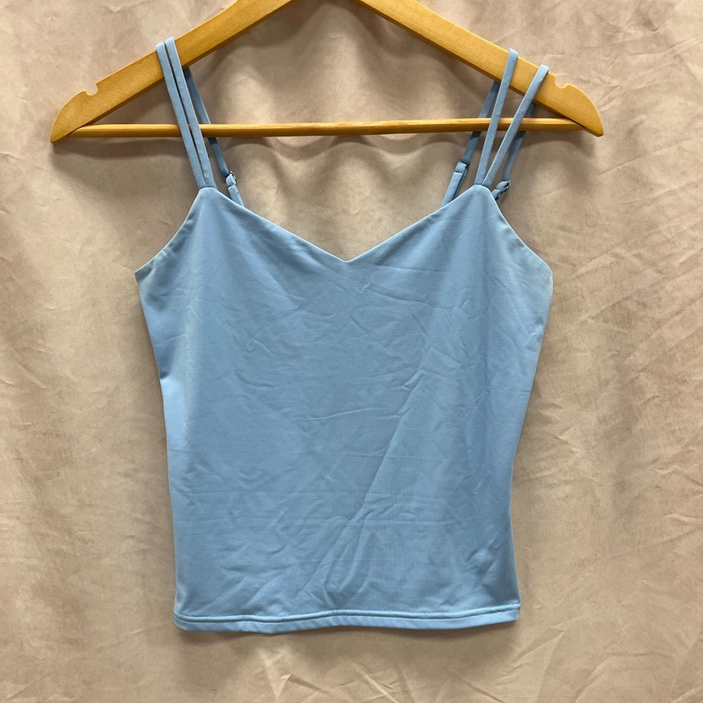 Sky Blue Double Strap Camisole